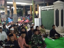 Peringatan 1 Muharam 1441 H, Babinsa 0816/13 Wonoayu Hadiri Pengajian