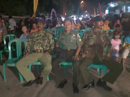 Kedekatan Dengan Masyarakat,Babinsa Kendal Sewu hadiri HUT RI ke 74