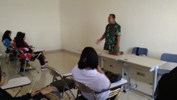 Batituud Koramil 0816 /05 laksanakan pelatihan kepada calon pekerja