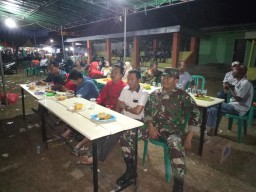 Koramil 0816/13 Wonoayu Bersama Polsek Bersinergi PAM Orkes