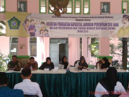 Babinsa Ramil 0816/18 sedati hadiri sosialisasi perlindungan anak