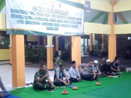 Koramil 0816/08 Jabon,Gelar Cangkrukan bareng Forkopimka Kedung rejo