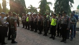 Apel Gabungan TNI-Polri amankan giat pengesahan warga PSHT Parluh 2019