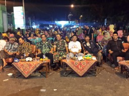 Babinsa Koramil 0816/09 Krian hadir i resepsi HUT RI ke 74