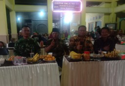 Danramil 0816/13 Wonoayu menghadiri acara Ruah Desa Plaosan