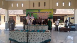Pelda Yoyon Mukti Nugroho,SH. Hadiri Pelantikan PJ Kades Krembung