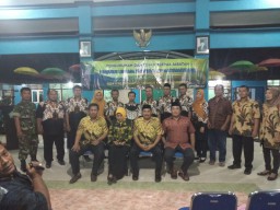 Babinsa 0816/01 Lebo Sidoarjo Serka M Askur hadiri pelantikan LPMD