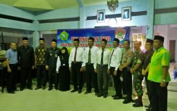 Danramil 0816/06 Tanggulangin Hadiri Pelantikan BPD Desa Kali Dawir