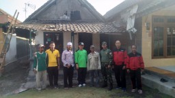 Danramil 07/ Krembung dan Anggota laksanakan Krembung Guyub Rukun