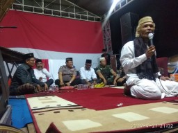Danramil 0816/13 hadiri Pengajian Kebangsaan Di Lapangan Ds. Mulyodadi