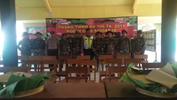 Polresta Sidoarjo beri kejutan pasukan Satgas TMMD.