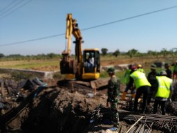 Semangat warga dukung TMMD diwilayah Kodim 0816 Sidoarjo