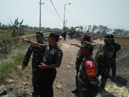 Danrem 084/BJ Sidak ke lokasi TMMD ke 106 di Desa Kupang Jabon