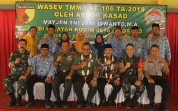 Tim Wasev Mabes TNI AD, Tinjau TMMD 106 Kodim Sidoarjo