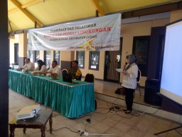 Bawas TMMD ke 106 Hadiri Sosialisasi KOMUNITAS PEDULI LINGKUNGAN