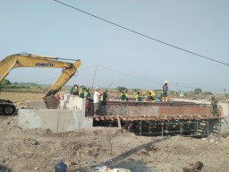 Fokus pada pembangunan jembatan di Desa Kupang dalam rangka TMMD 106