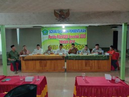 BATI TUUD DAN BABINSA 0816/13 WONOAYU HADIRI SOSIALISASI PILKADES