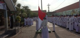 Batuud Ramil 0816/13 Wonoayu sebagai Irup Hari Pahlawan di SMPN 2