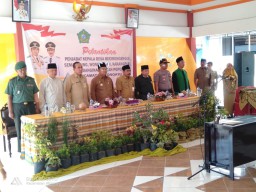 Danramil 0816/13 Wonoayu hadiri Pelantikan Penjabat Kepala Desa