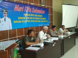 Danramil0816/10 Balongbendo hadiri sosialisasi pilkades serentak