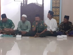 Babinsa Desa Kendal Sewu Serka Saiful Anam Menghadiri Pengajian Rutin