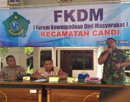 Danramil 0816/02 Candi Minta Masyarakat Waspada Menyongsong Pilkades