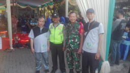 Babinsa Koramil 0816/03 Buduran Peltu Agus melaksanakan KomSos
