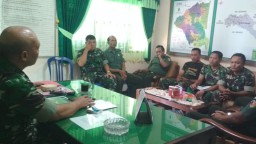 	Danramil 0816/03 Buduran Berikan Arahan kepada anggotanya