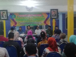 Pelda Mochtar Hadiri Sosialisasi Pemilihan Kepala Desa Jimbaran Kulon
