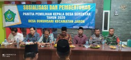 Babinsa Jabon Hadiri Pembentukan Panitia Pemilihan Kades Dukuhsari