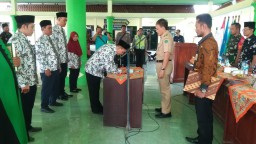 Babinsa Desa Semambung Jabon Hadiri Pelantikan Anggota BPD