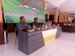 Danramil 0816/02 Candi hadiri Pelantikan Anggota BPD Desa Kebonsari