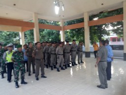KORAMIL 0816/13, POLSEK SATPOL PP WONOAYU GIAT OPERASI YUSTISI