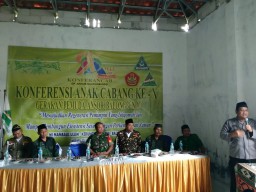 Babinsa koramil 10 balongbendo hadiri Pembukaan Konferensi GP Ansor