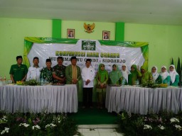 Babinsa Koramil 0816/02 Candi Hadiri Konferensi Anak Cabang MuslimatNU
