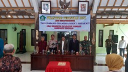 Danramil 0816/03 Buduran hadiri Pelantikan Kaurkesra Desa Sidokerto