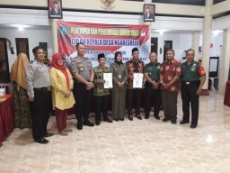 Danramil 0816/15 bersama Forkopimka Kec. Sukodono keliling Desa