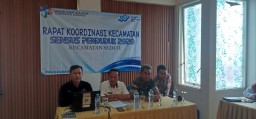 Danramil 0816 /Sedati Hadiri Rapat kordinasi kecamatan Sensus penduduk