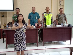Pelda Mochtar hadiri Giat Rakor Linmas, Persiapan Pam Pilkades