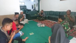 Koramil 0816/16 Waru menggelar acara pembacaan yasin, tahlil dan doa