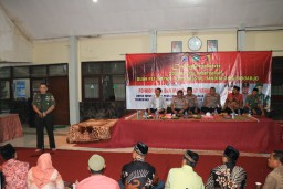 Cangkrukan Jelang Pilkades, Dandim 0816/Sidoarjo siap amankan Pilkades