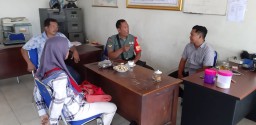 Babinsa Koramil 0816/12 Prambon koordinasi dengan Panitia Pilkades