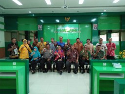 Program dukung puskesmas,Koramil Wonoayu hadir pertemuan Lintas Sektor