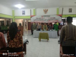 Serka Sri Irmawanto ikuti giat Pelantikan dan Bimtek di Pendopo
