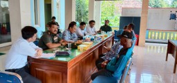 Danramil Jabon Hadiri Kegiatan Sosialisasi Sutet Di Desa Kedungpandan