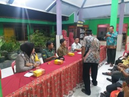 Babinsa Ds Lemujud ikuti Sosialisasi Alat Kampanye dan kesepakatan