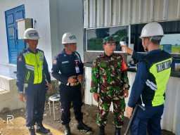 Babinsa Jabon Desa Tambak Kalisogo Komsos Di Kawasan Industri Sidoarjo