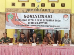 Batuud 12/Prambon hadiri Sosialisasi metode pencoblosan Pilkada