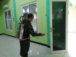 Peran Serta Babinsa ramil 15 Sukodono pencegahan penyebaran virus