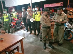 Koramil Tulangan beserta Polsek dan Satpol PP Gelar Patroli Cegah Coro